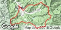 Track GPS Górska pętelka wokół Wisły
